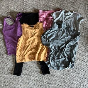 Bundle size medium women’s workout exercise clothing 6 items GUC Nike Prana Zyia